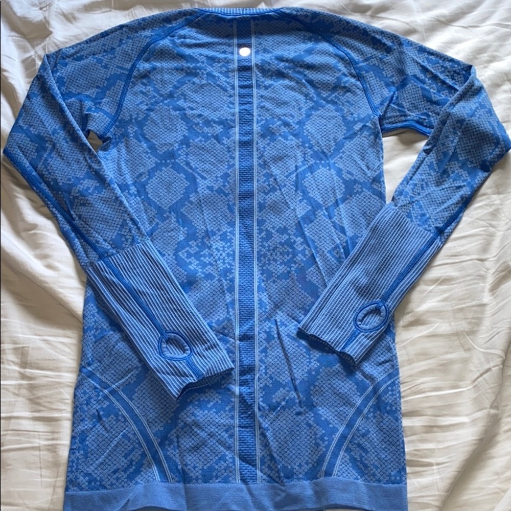 Lululemon Snakeskin Swiftly Tech Long Sleeve